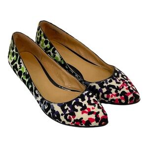 Nine West Multicolor Leopard Print Flats